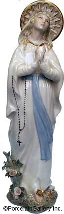 OUR LADY OF LOURDES madonna by Cybis