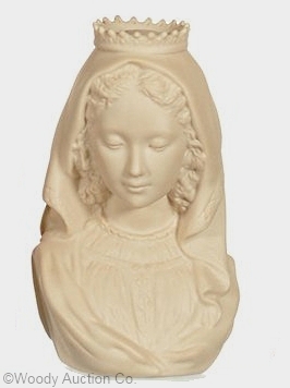 white bisque MADONNA QUEEN OF PEACE by Cybis