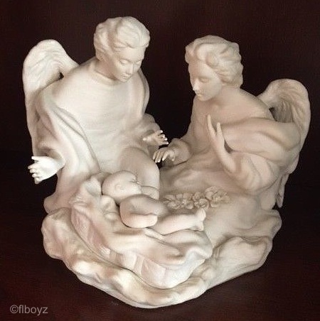 Adoration by Cybis in white bisque