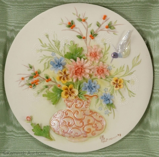 AUTUMN GLOW plaque by Cybis