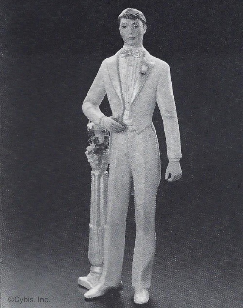 Bridegroom with Plinth 50th Anniv version by Cybis