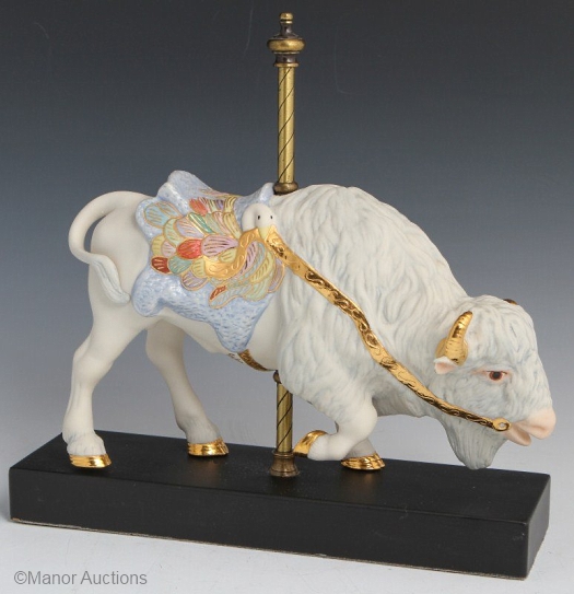 CAROUSEL BUFFALO by Cybis