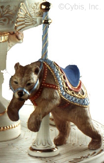 CAROUSEL II BEAR by Cybis