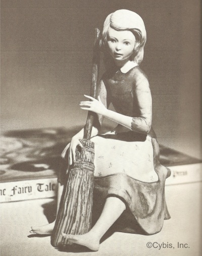 Cinderella with patterned apron in original catalog