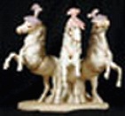 CIRCUS HORSE TRIO SHOWTIME by Cybis