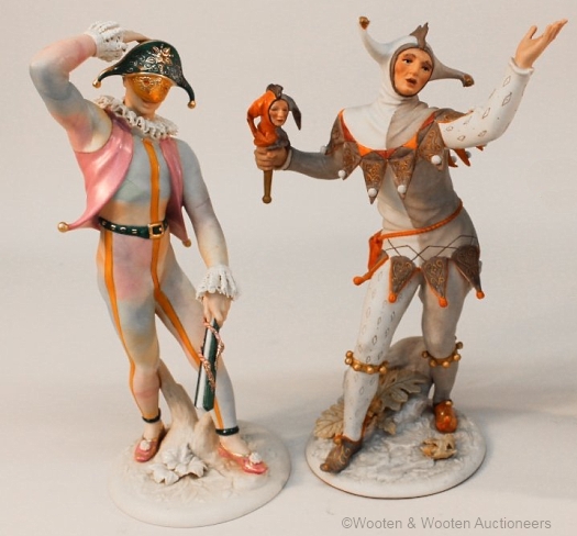 Cybis HARLEQUIN and COURT JESTER