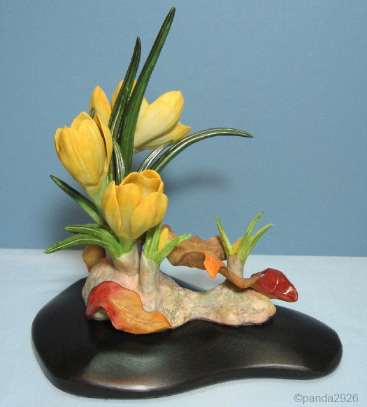 DUTCH CROCUS GOLDEN GOBLET by Cybis