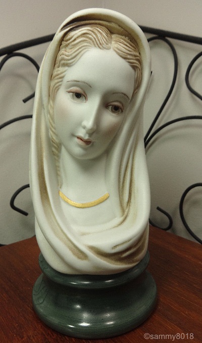 Mother Most Admirable madonna bust by Cybis in color