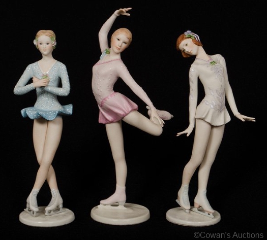 figure skaters A STAR IS BORN and FIGURE 8 and ENCORE all by Cybis