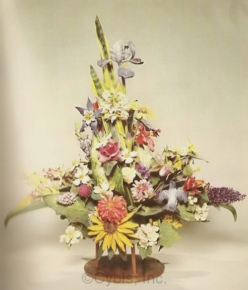 FLOWER BOUQUET OF THE UNITED STATES by Cybis for the 1964 Worlds Fair