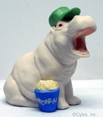 HIPPO BASEBALL FAN by Cybis