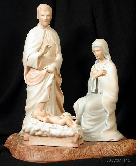 HOLY FAMILY ca 1990s Hall of Fame piece by Cybis