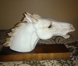 HORSE HEAD RACER IN COLOR by Cybis