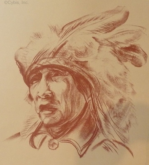 Cybis ‘Folio One’ Native American Indian Portrait Drawings – THE CYBIS ...