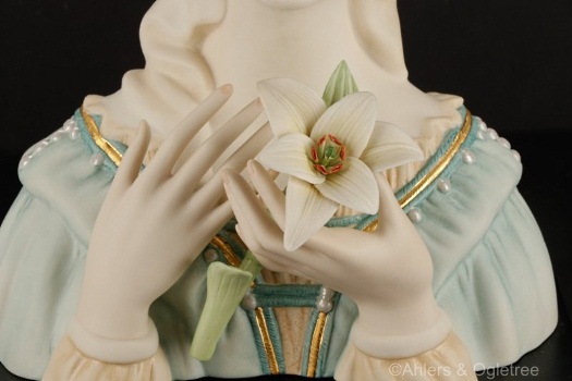 Madonna with Lily flower detail