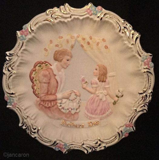 MOTHERS DAY PLATE by Cybis