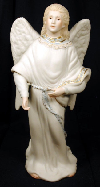 NATIVITY ANGEL II STANDING in color by Cybis