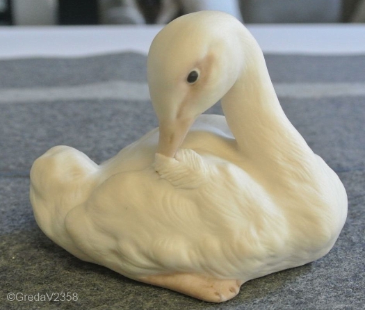 PREENING BABY SWAN by Cybis