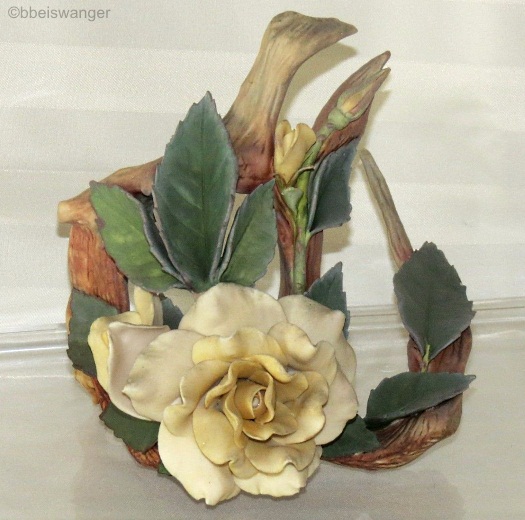 ROSE in yellow by Cybis circa 1960s