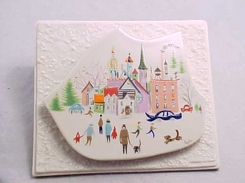 SABBATH MORNING Limnette plaque by Cybis