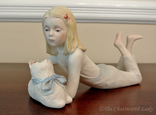 Suzanne with Kitten blue artists proof