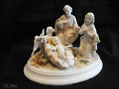 THE HOLY FAMILY ca 1960s in color by Cybis