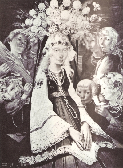 THE POLISH BRIDE painting by Boleslaw Cybis