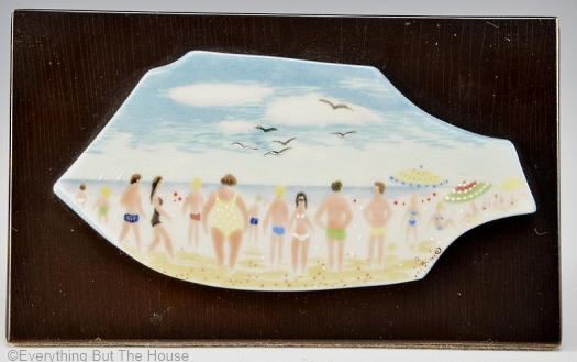 THE SEASHORE Limnette plaque by Cybis