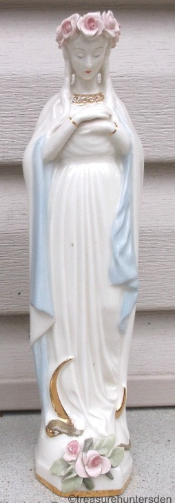 Cybis 1950s standing madonna with rose crown
