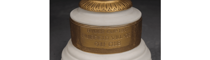The Ryder Cup Trophy by&nbsp;Cybis