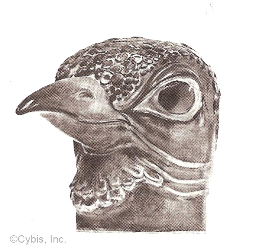 BBEAKED BIRD HEAD by Cybis