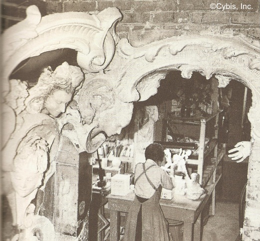 Church Street Cybis studio work area