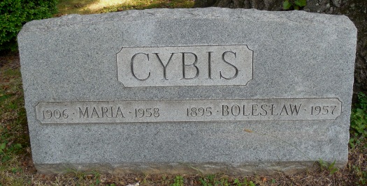 gravesite of Boleslaw and Marja Cybis