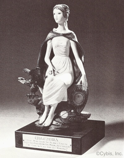 COLUMBIA given to Apollo 11 astronauts by Cybis