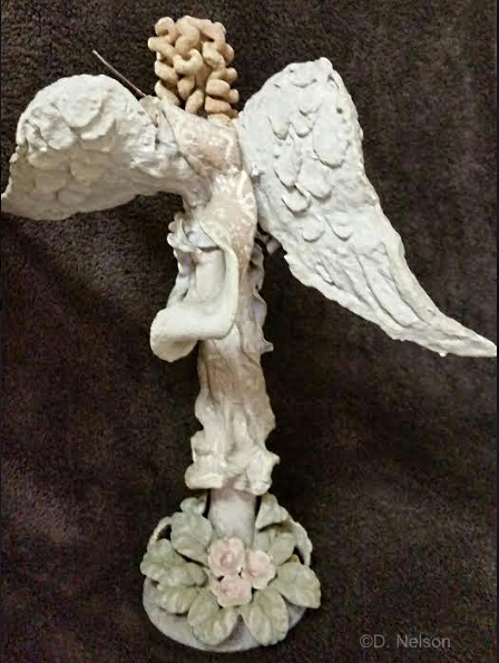 Violinist angel by Cybis ca 1940 view 2