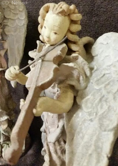 Violinist upper body detail view 2