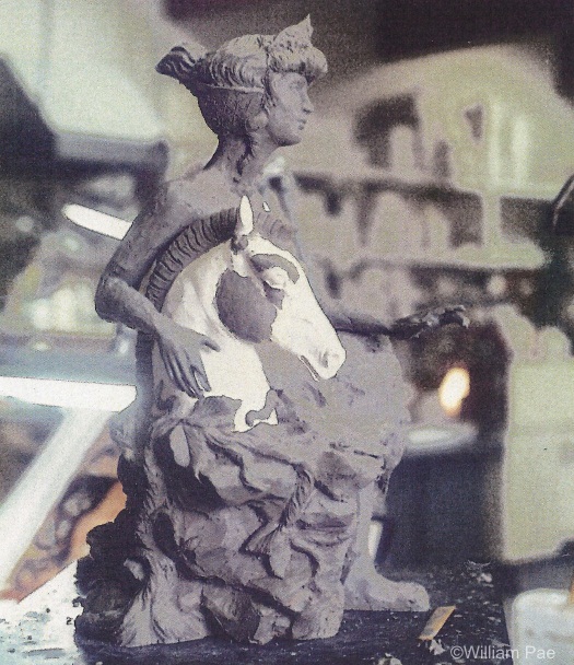 HELEN OF TROY by William Pae clay model for Cybis