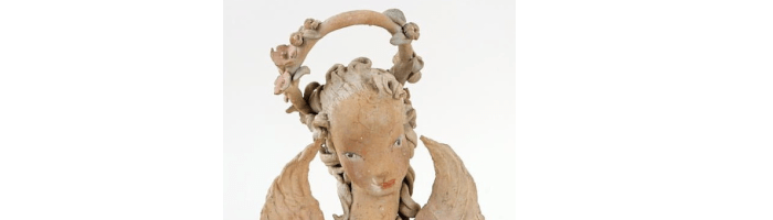 A Papka-to-Porcelain Angel by Marja&nbsp;Cybis