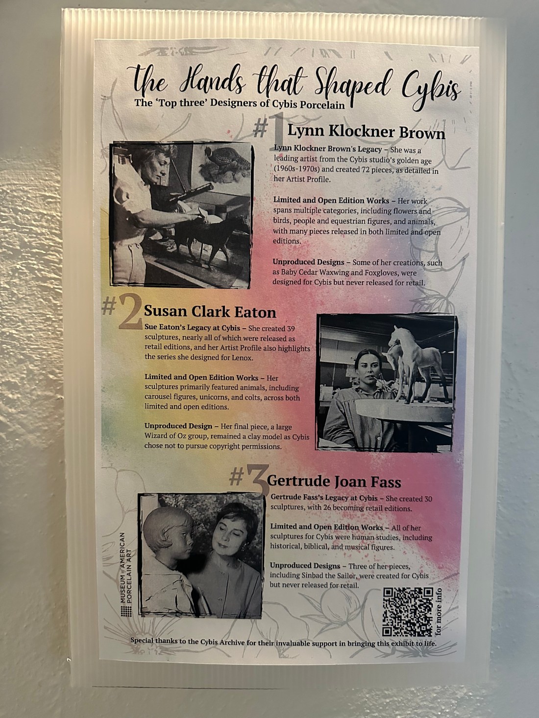 Women’s History Month Exhibit at the MAPA – THE CYBIS ARCHIVE